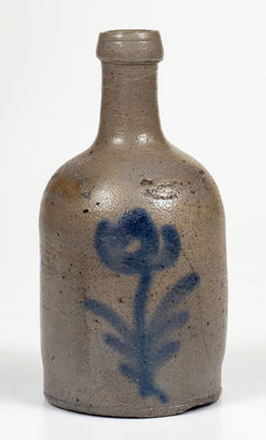Rare Baltimore, MD Stoneware Bottle w/ Cobalt Decoration, circa 1830