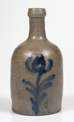 Rare Baltimore, MD Stoneware Bottle w/ Cobalt Decoration, circa 1830