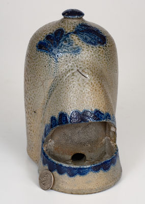 Small-Sized Stoneware Chick Waterer, attrib. Richard Remmey, Philadelphia