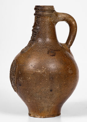 Bellarmine Stoneware Jug, probably Frechen, Germany, 16th or 17th century