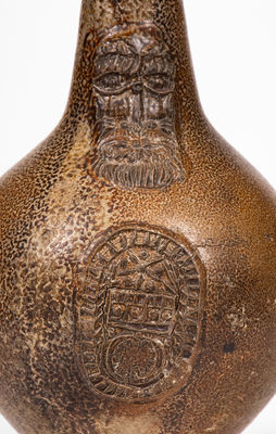 Bellarmine Stoneware Jug, probably Frechen, Germany, 16th or 17th century