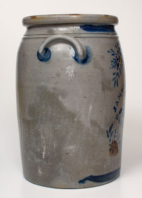 6 Gal. JAMES HAMILTON & CO. / GREENSBORO, PA Stoneware Jar