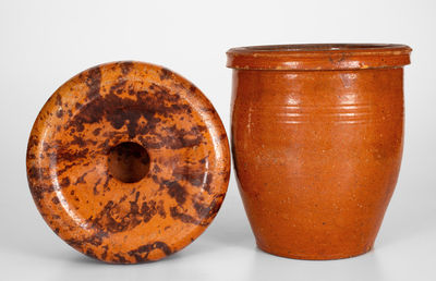 Lot of Two: Shenandoah Valley Redware, Thurmont, MD / New Market, VA