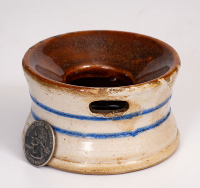 Miniature Stoneware Spittoon, probably Fulper Pottery, Flemington, New Jersey