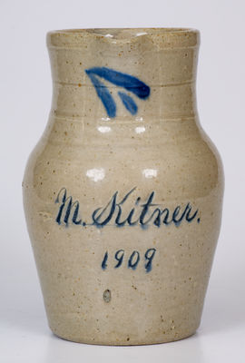 Small Stoneware Presentation Pitcher attrib. Remmey Pottery, Philadelphia, PA