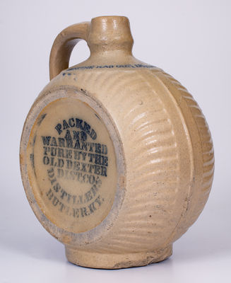 Molded Stoneware Jug for OLD DEXTER DIST. CO. / BUTLER, KY