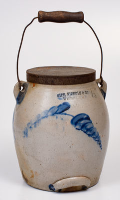 SIPE, NICHOLS & CO. / Williamsport, PA Stoneware Batter Pail