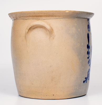 3 Gal. Stoneware Jar with Bold Bird Decoration att. W. Roberts, Binghamton, NY