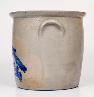 3 Gal. Stoneware Jar with Bold Bird Decoration att. W. Roberts, Binghamton, NY
