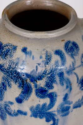 6 Gal. Baltimore, MD Stoneware Jar w/ Elaborate Cobalt Decoration, c1825