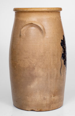 4 Gal. A. K. BALLARD / BURLINGTON, VT Stoneware Grapes Churn
