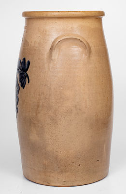 4 Gal. A. K. BALLARD / BURLINGTON, VT Stoneware Grapes Churn