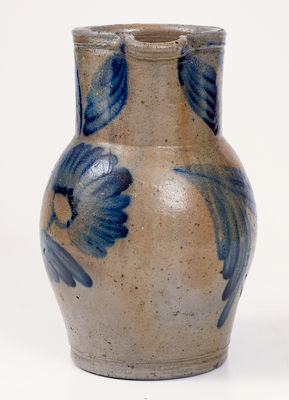 Half-Gallon Stoneware Pitcher attrib. William Linton, Baltimore, MD, circa 1860