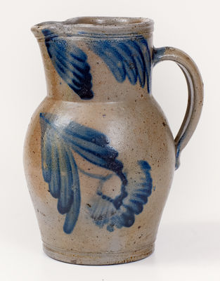Half-Gallon Stoneware Pitcher attrib. William Linton, Baltimore, MD, circa 1860