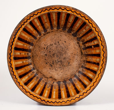 Very Fine Hagerstown, MD Redware Bowl, possibly Henry Adam, early 19th century
