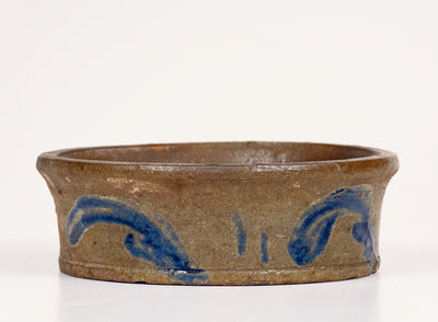 Very Rare JOHN BELL / WAYNESBORO Stoneware Dish Incised "Stauffer & Shank"