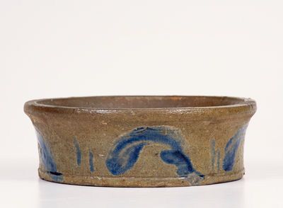 Very Rare JOHN BELL / WAYNESBORO Stoneware Dish Incised "Stauffer & Shank"