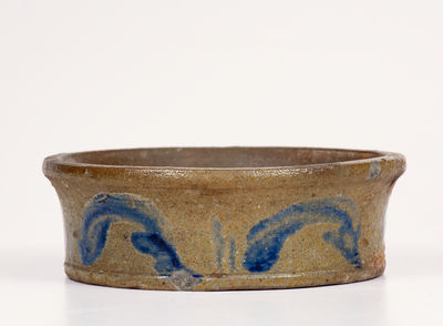 Very Rare JOHN BELL / WAYNESBORO Stoneware Dish Incised "Stauffer & Shank"