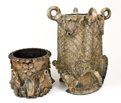 Extremely Rare Anna Pottery Stoneware Chimney Pot, Wallace and Cornwall Kirkpatrick