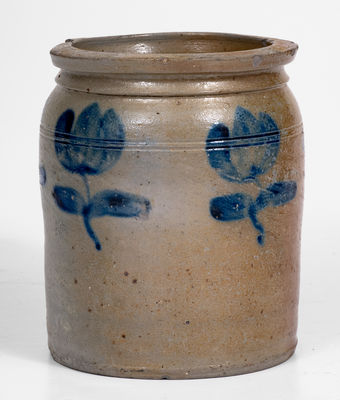 Fine Half-Gallon B.C. Milburn (Alexandria, VA) Stoneware Jar