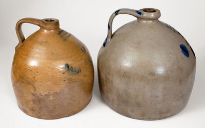 Lot of Two: A. J. BUTTLER / NEW BRUNSWICK, NJ Stoneware Jugs