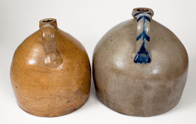 Lot of Two: A. J. BUTTLER / NEW BRUNSWICK, NJ Stoneware Jugs