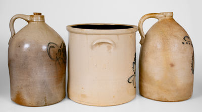 Lot of Three: Northeastern U.S. Stoneware