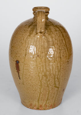 One-Gallon DH (Daniel Hartsoe, Lincoln County, NC) Alkaline-Glazed Stoneware Jug