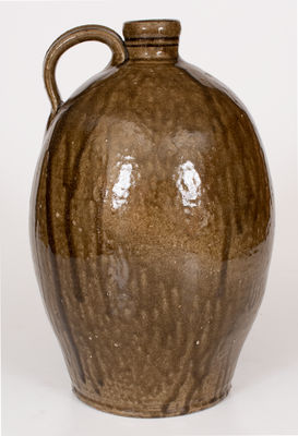 Two-Gallon DS (Daniel Seagle, Vale, Lincoln County, NC) Alkaline-Glazed Stoneware Jug