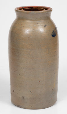 Very Rare G.R.F. WEIMER & BRO / SNYDERTOWN, PA Stoneware Canning Jar