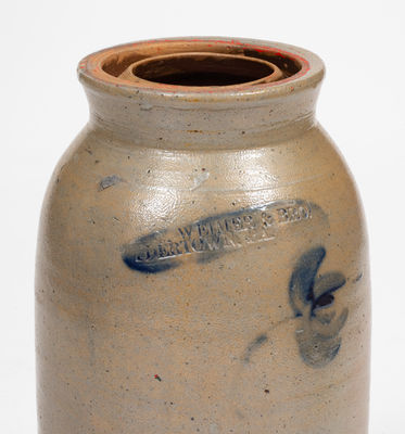 Very Rare G.R.F. WEIMER & BRO / SNYDERTOWN, PA Stoneware Canning Jar