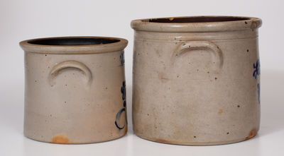 Lot of Two: New Jersey Stoneware Crocks