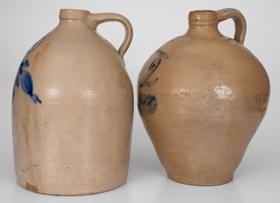Lot of Two: 2 Gal. New York State Stoneware Jugs