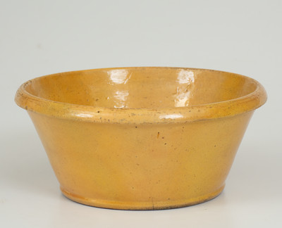 JOHN BELL (Waynesboro, PA) Redware Bowl, circa 1840-1880