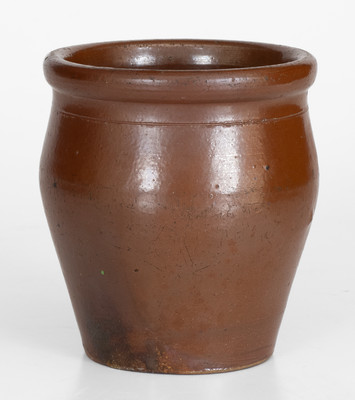 H.H. ZIGLER / NEWVILLE, PA. Stoneware Jar, circa 1852-1865