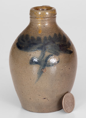 Scarce Miniature New York State Stoneware Jug, circa 1825