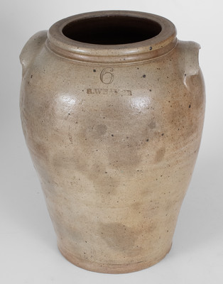 Stoneware Jar Marked 