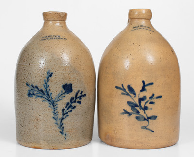 Lot of Two: BALLARD VALE / STONEWARE Jugs (Ballardvale, MA)