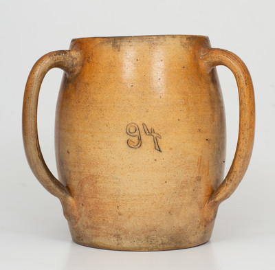 Exceptional Oversized Yale Stoneware Loving Cup