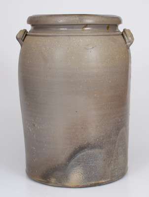 Four-Gallon A.P. Donaghho, / Parkersburg, W.Va. Stoneware Jar w/ Elaborate Decoration