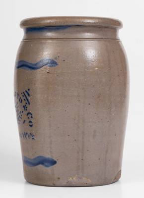 One-Gallon RAGER LLOYD & CO / Palatine, West Virginia Stoneware Jar