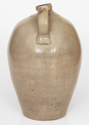 Scarce N CLARK / PARKERSBURG Stoneware Jug (VA, Now West Virginia), mid 19th century