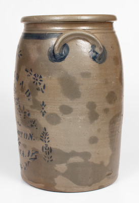 Six-Gallon A. CONRAD / SHINNSTON / W. VA. Stoneware Jar