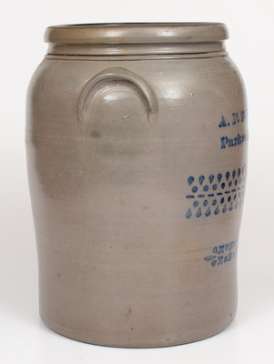 Rare Five-Gallon A.P. DONAGHHO / Parkersburg, W.Va. Jar w/ 