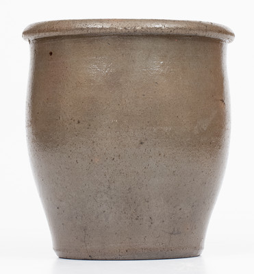 Rare Small-Sized CENTER WHEELING GROCER / H.F. BEHRENS Stoneware Jar