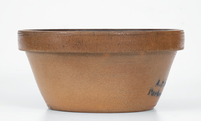 Scarce A.P. Donaghho. / Parkersburg, W.Va. Stoneware Bowl