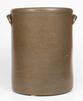 Four-Gallon J.M. HARDEN & CO. / PALATINE. / W. VA. Stoneware Crock