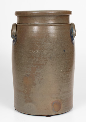 Four-Gallon Wheeling, West Virginia Stoneware Advertising Jar