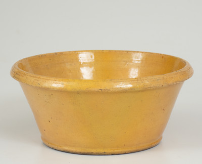 JOHN BELL (Waynesboro, PA) Redware Bowl, circa 1840-1880