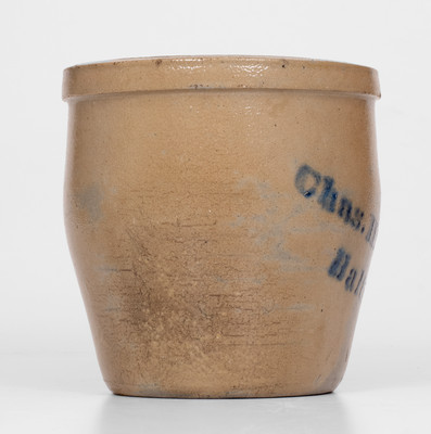 Small-Sized Chas. H. Torsch & Co. / Baltimore, Md. Stoneware Advertising Jar